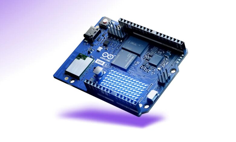 Nella foto la scheda arduino uno q
